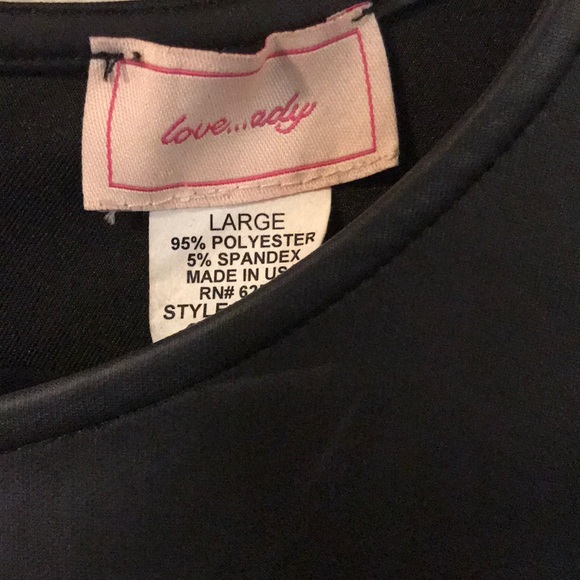 Gorgeous faux leather little black dress! - Picture 5 of 5